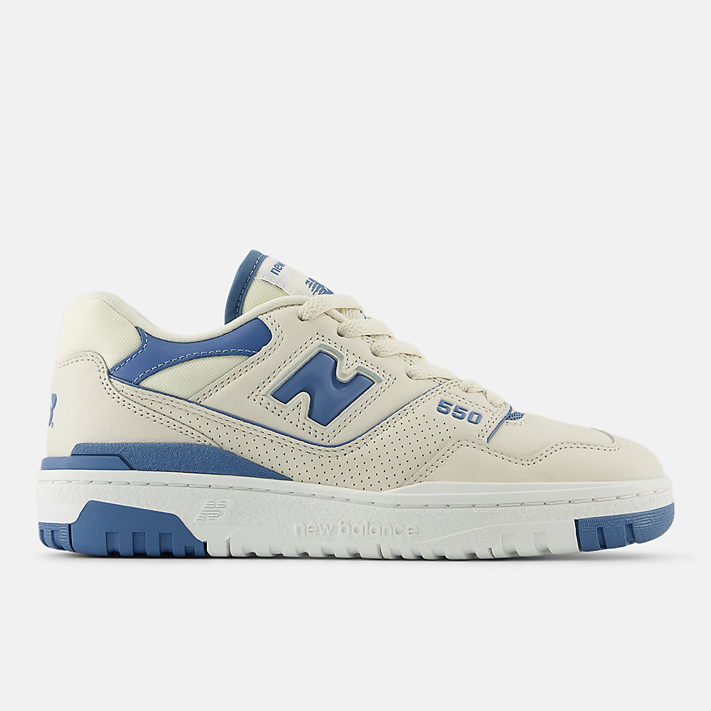 New Balance BBW550 Shoes Linen with Heron Blue and White